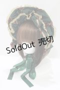 metamorphose / 主の書斎ハーフボンネット  グリーン H-25-06-06-072-ME-AC-NS-ZH