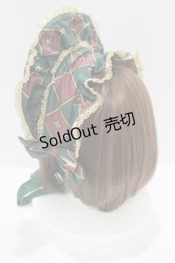 画像2: metamorphose / 主の書斎ハーフボンネット  グリーン H-25-06-06-072-ME-AC-NS-ZH