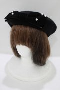 m petit by misako / TT*AMリボンBベレー  ブラック H-25-06-06-078-LO-AC-NS-ZH