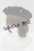 m petit by misako / TT*AMリボンBベレー  ブラック H-25-06-06-078-LO-AC-NS-ZH