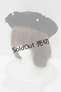 m petit by misako / TT*AMリボンBベレー  ブラック H-25-06-06-078-LO-AC-NS-ZH