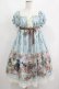 画像1: ALICE and the PIRATES / Victorian tear bottle柄ワンピース Free サックス H-25-06-06-009-PA-OP-NS-ZH (1)