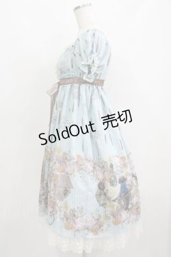 画像2: ALICE and the PIRATES / Victorian tear bottle柄ワンピース Free サックス H-25-06-06-009-PA-OP-NS-ZH
