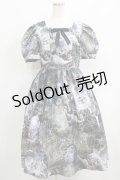 axes femme NOSTALGIE / 天使柄ジャガードワンピース Free ブラック H-25-06-06-011-AX-OP-NS-ZH