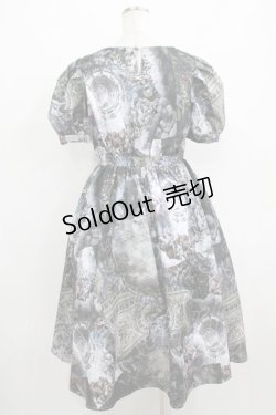 画像3: axes femme NOSTALGIE / 天使柄ジャガードワンピース Free ブラック H-25-06-06-011-AX-OP-NS-ZH
