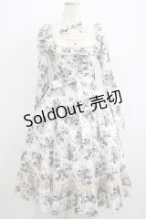 Victorian maiden / アンティークロココブーケクラシカルドールロングドレス Free モノトーン H-25-06-06-012-CL-OP-NS-ZH
