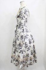 画像2: Victorian maiden / アンティークロココブーケクラシカルドールロングドレス Free モノトーン H-25-06-06-012-CL-OP-NS-ZH (2)