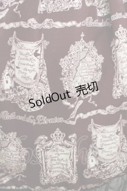 画像4: ALICE and the PIRATES / Cock Robin〜Mother goose〜柄ジャンパースカートII Free ボルドー H-25-06-06-020-PA-OP-NS-ZH