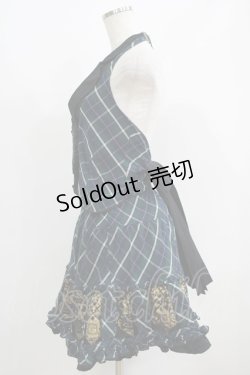 画像2: PUTUMAYO / タータンチェックホルターベスト&スカート  黒×緑 H-25-06-07-033-PT-SK-KB-ZH