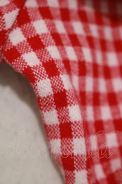画像4: Candy Stripper / GINGHAM RIBBON FLAREパンツ  レッド H-25-06-07-034-PU-PA-KB-ZH
