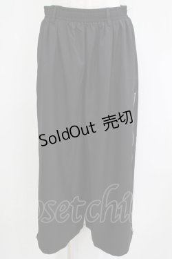 画像1: NieR Clothing / 2WAY SIDE ZIP WIDE PANTS F 黒 H-25-06-07-036-PU-PA-KB-ZH