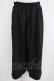 画像1: NieR Clothing / 2WAY SIDE ZIP WIDE PANTS F 黒 H-25-06-07-036-PU-PA-KB-ZH (1)