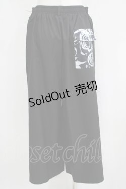 画像3: NieR Clothing / 2WAY SIDE ZIP WIDE PANTS F 黒 H-25-06-07-036-PU-PA-KB-ZH