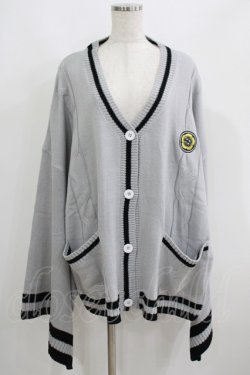 画像1: NieR Clothing / UNISEX着物風袖カーディガン F グレー H-25-06-07-042-PU-TO-KB-ZH