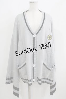 画像1: NieR Clothing / UNISEX着物風袖カーディガン F グレー H-25-06-07-042-PU-TO-KB-ZH