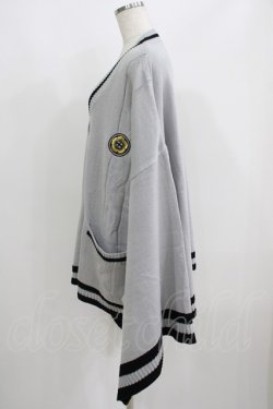 画像2: NieR Clothing / UNISEX着物風袖カーディガン F グレー H-25-06-07-042-PU-TO-KB-ZH