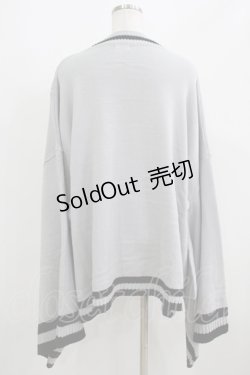 画像3: NieR Clothing / UNISEX着物風袖カーディガン F グレー H-25-06-07-042-PU-TO-KB-ZH