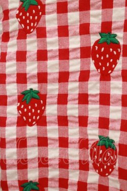画像4: Candy Stripper / BE MY STRAWBERRYシャツ  レッド H-25-06-07-045-PU-BL-KB-ZH