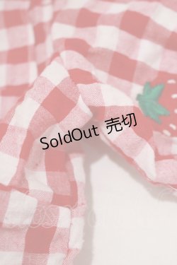 画像5: Candy Stripper / BE MY STRAWBERRYシャツ  レッド H-25-06-07-045-PU-BL-KB-ZH