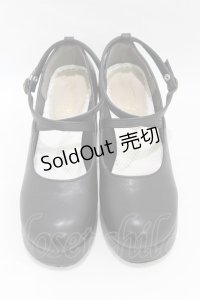 Queen Bee / ストラップシューズ S ブラック H-25-06-07-1001-EL-SH-NS-ZH