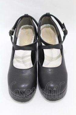 画像1: Queen Bee / ストラップシューズ S ブラック H-25-06-07-1001-EL-SH-NS-ZH