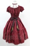 画像2: Enchantlic Enchantilly / ワンダーティアードワンピース M ヴィクトリアンワインレッド H-25-06-07-1041-LO-OP-NS-ZH (2)