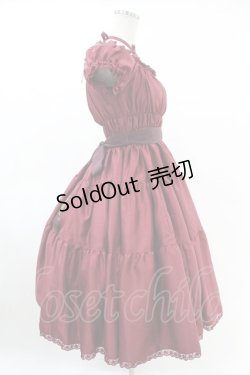 画像3: Enchantlic Enchantilly / ワンダーティアードワンピース M ヴィクトリアンワインレッド H-25-06-07-1041-LO-OP-NS-ZH