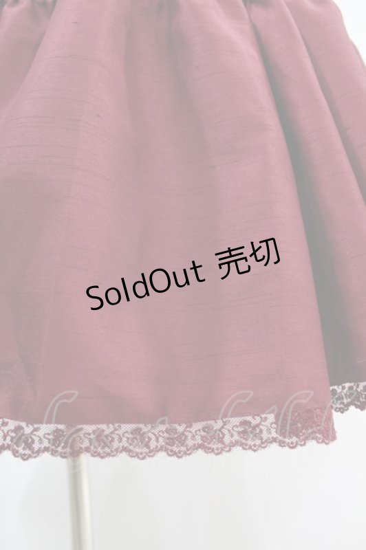画像5: Enchantlic Enchantilly / ワンダーティアードワンピース M ヴィクトリアンワインレッド H-25-06-07-1041-LO-OP-NS-ZH (5)