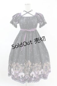 Enchantlic Enchantilly / すみれ姫の王冠ワンピース Free ブラック H-25-06-07-1042-LO-OP-NS-ZH