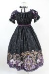 画像2: Enchantlic Enchantilly / すみれ姫の王冠ワンピース Free ブラック H-25-06-07-1042-LO-OP-NS-ZH (2)