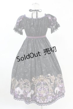 画像2: Enchantlic Enchantilly / すみれ姫の王冠ワンピース Free ブラック H-25-06-07-1042-LO-OP-NS-ZH