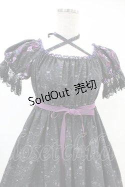 画像4: Enchantlic Enchantilly / すみれ姫の王冠ワンピース Free ブラック H-25-06-07-1042-LO-OP-NS-ZH