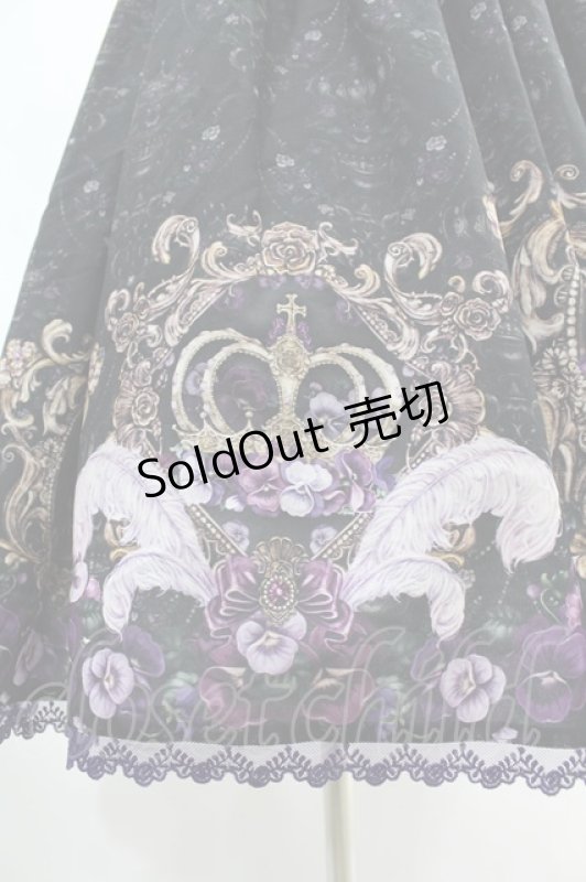 画像5: Enchantlic Enchantilly / すみれ姫の王冠ワンピース Free ブラック H-25-06-07-1042-LO-OP-NS-ZH (5)