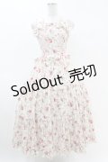metamorphose / ローズブーケティアードジャンパースカート Free オフ H-25-06-07-1045-ME-OP-NS-ZH