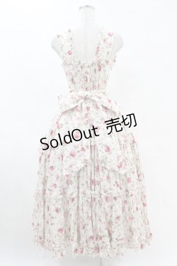 画像2: metamorphose / ローズブーケティアードジャンパースカート Free オフ H-25-06-07-1045-ME-OP-NS-ZH