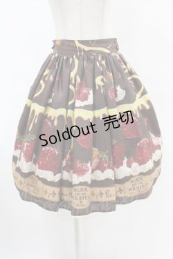 画像1: ALICE and the PIRATES / Honey Bee Berry柄スカート Free ブラウン H-25-06-07-1050-PA-SK-NS-ZH
