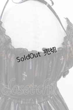 画像3: ALICE and the PIRATES / Victorian tear bottle柄ワンピース Free ブラック H-25-06-07-1054-PA-OP-NS-ZH
