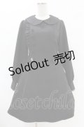 DearMyLove / パイピングフリルナースワンピース L ブラック H-25-06-07-1055-EL-OP-NS-ZH
