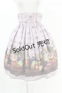 ALICE and the PIRATES / 秘密の冒険と幸せのワイナリー柄スカート Free ラベンダー H-25-06-07-1056-PA-SK-NS-ZH