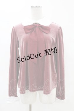 画像1: Angelic Pretty / Velvet Ribbonカットソー Free ピンク H-25-06-07-1062-AP-TO-NS-ZH