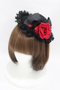 Estrellas / オリジナルミニハット  ブラック H-25-06-07-1012-EL-AC-NS-ZH