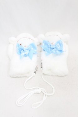 画像1: To Alice / アニマル手袋 - 白 H-25-06-07-1021-LO-ZA-NS-ZH