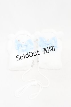 画像1: To Alice / アニマル手袋 - 白 H-25-06-07-1021-LO-ZA-NS-ZT273