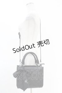 Swankiss / UT SK ribbon BAG  ブラック H-25-06-07-1031-CA-BG-NS-ZH