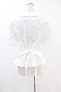 画像2: metamorphose / 両山レース半袖ブラウス サイズ1（通常サイズ） ホワイト H-25-06-07-1037-ME-BL-NS-ZH