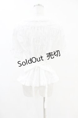 画像2: metamorphose / 両山レース半袖ブラウス サイズ1（通常サイズ） ホワイト H-25-06-07-1037-ME-BL-NS-ZH