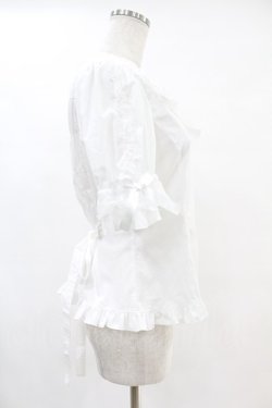 画像3: metamorphose / 両山レース半袖ブラウス サイズ1（通常サイズ） ホワイト H-25-06-07-1037-ME-BL-NS-ZH