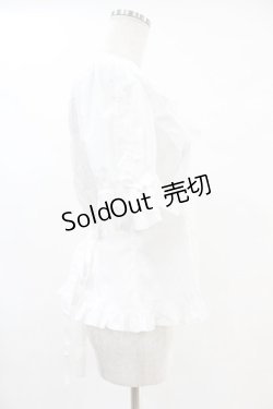 画像3: metamorphose / 両山レース半袖ブラウス サイズ1（通常サイズ） ホワイト H-25-06-07-1037-ME-BL-NS-ZH