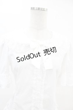 画像4: metamorphose / 両山レース半袖ブラウス サイズ1（通常サイズ） ホワイト H-25-06-07-1037-ME-BL-NS-ZH