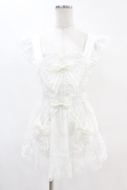画像1: BABY,THE STARS SHINE BRIGHT / Spring Garden エプロン Free ホワイト H-25-06-07-1038-BA-OP-NS-ZH